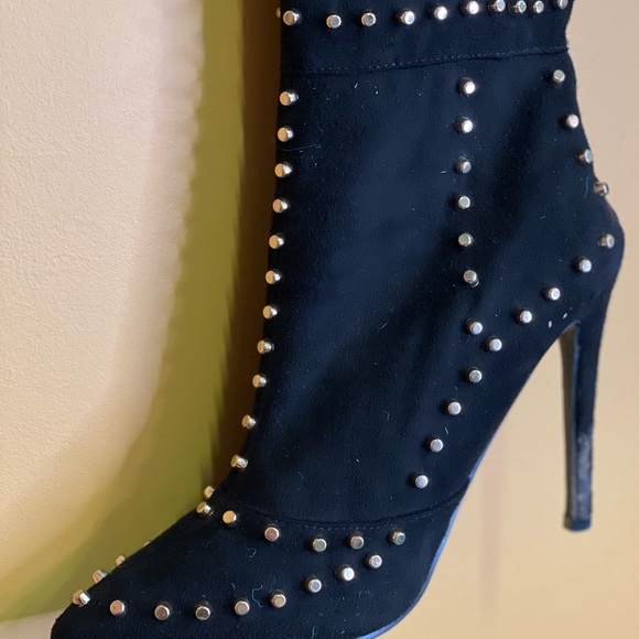 Studded Above The Knee Boots - Picture 2 of 4